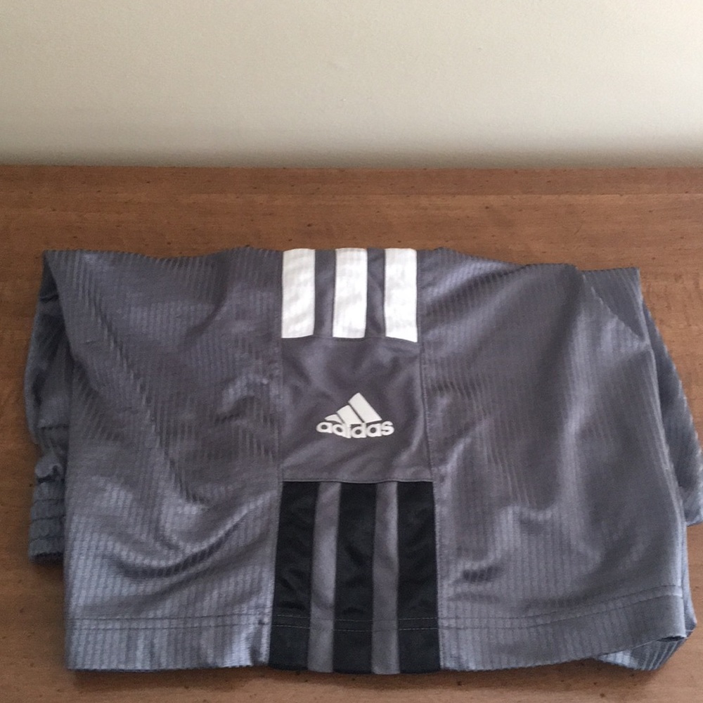 Silver Adidas Shorts